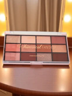 Discount ANYLADY Paletka 12 cieni do powiek z brokatem i matem Champange Ruby Glamour Oczy