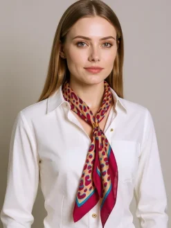 Hot Apollonia Szalik Damski z Modnym Wzorem – 100% Poliester Eleganza Damskie Chusty / Apaszki / Szaliki