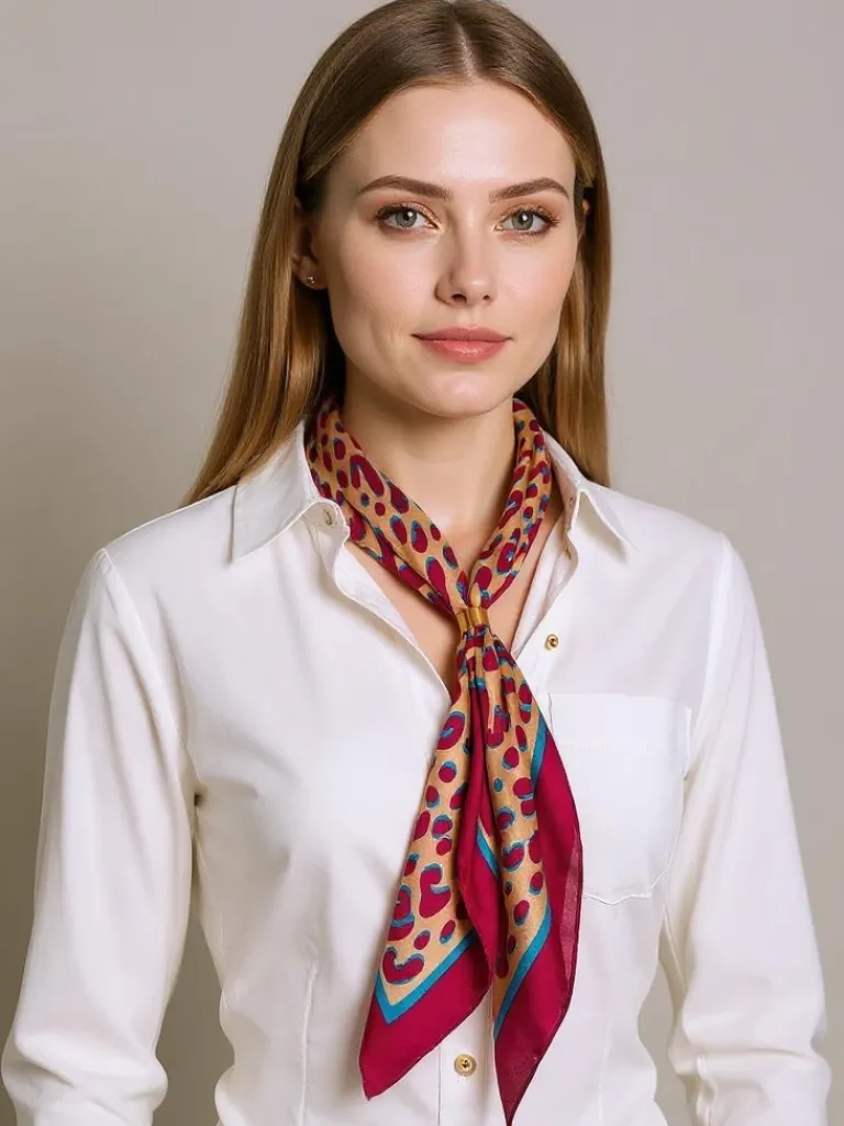 Hot Apollonia Szalik Damski z Modnym Wzorem – 100% Poliester Eleganza Damskie Chusty / Apaszki / Szaliki