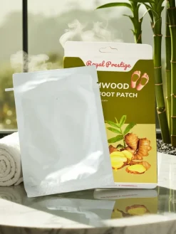 Clearance Aura Pedis: Naturalne Plastry Detoksykujace na Stopy z Imbirem i Piołunem 50g Higiena I Zdrowie