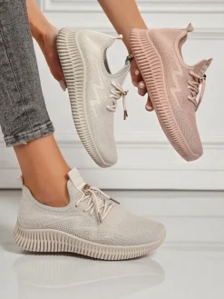 Clearance Aurelia Bianca – białe damskie sneakersy na płaskiej podeszwie Damskie Ugc|Sportowe