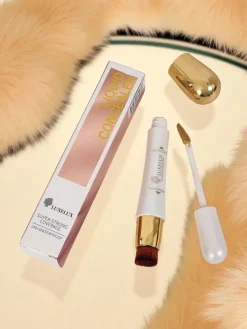 Outlet Aurelia Luxelux Concealer – korektor w płynie z hairbrush 24H Waterproof Twarz|Twarz