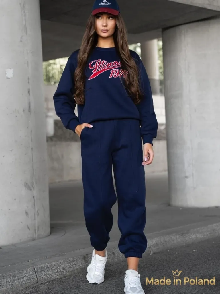 Bawełniany Damski komplet dresowy Win 1975 Damskie Komplety Damskie