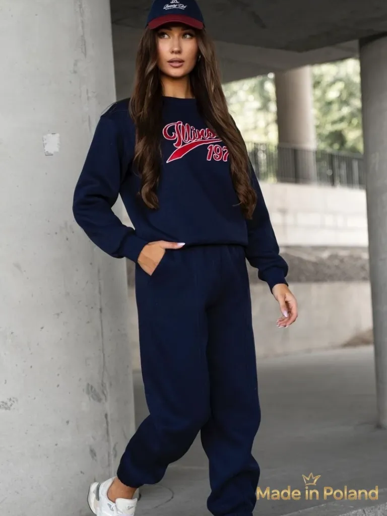 Bawełniany Damski komplet dresowy Win 1975 Damskie Komplety Damskie