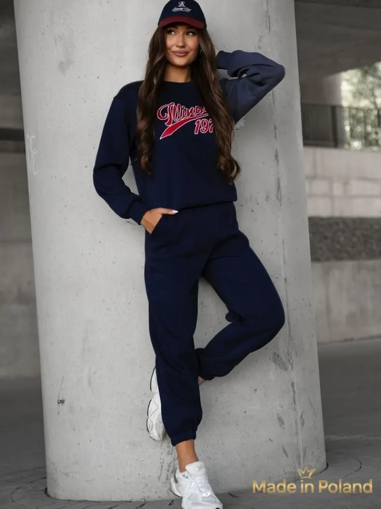 Bawełniany Damski komplet dresowy Win 1975 Damskie Komplety Damskie