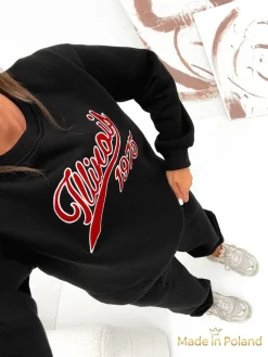 Outlet Bawełniany Damski komplet dresowy Win 1975 Damskie Komplety Damskie