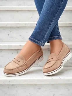 Discount Bottega Elegante Czeka na Ciebie Mokasyny Na Płaskiej Podeszwie