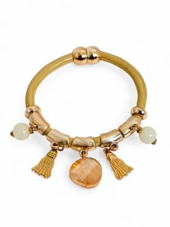 Discount Bransoletka damska z koralikami i brokatem Damskie Biżuteria