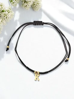 Clearance Bransoletka damska z literką "K" Damskie Biżuteria