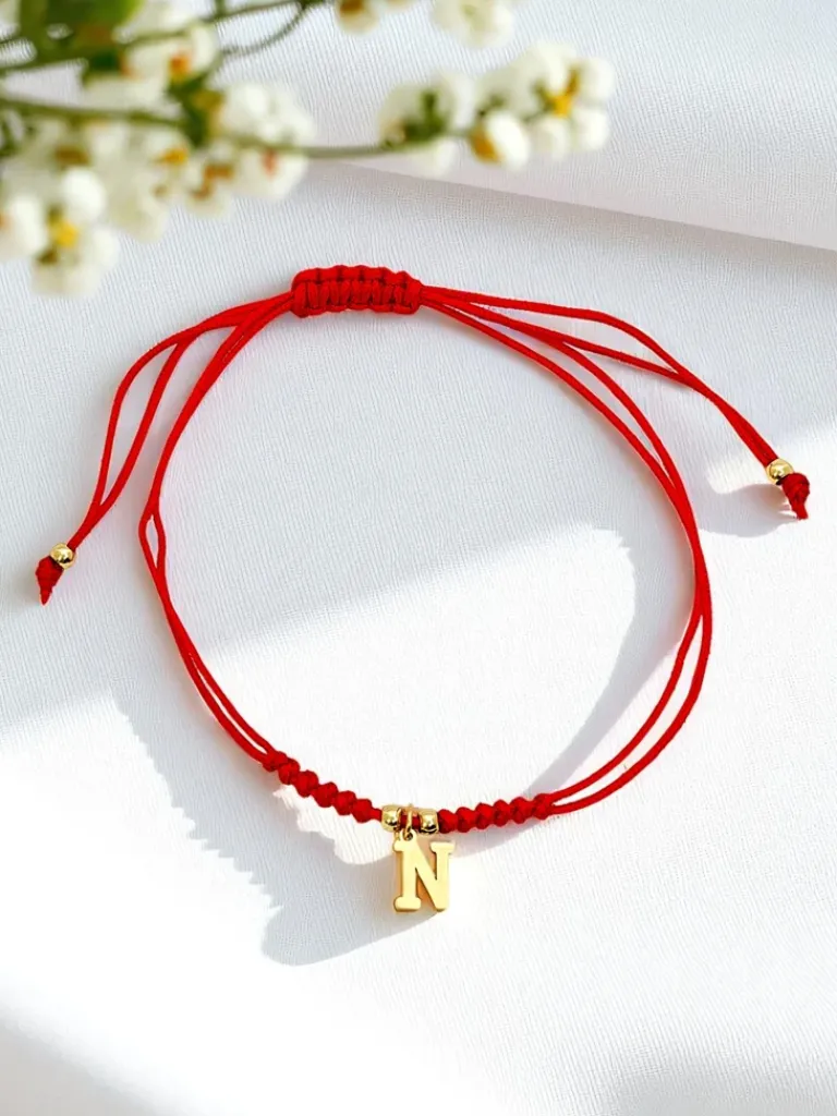 Online Bransoletka damska z literką "N" Damskie Biżuteria