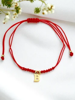 Best Bransoletka damska z literką "B" Damskie Biżuteria