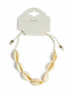 New Bransoletka damska z muszelkami i regulacją Damskie Biżuteria