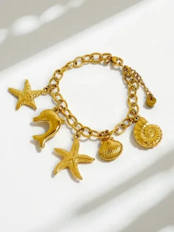 New Bransoletka Sea View –z charmsami morskimi Damskie Biżuteria
