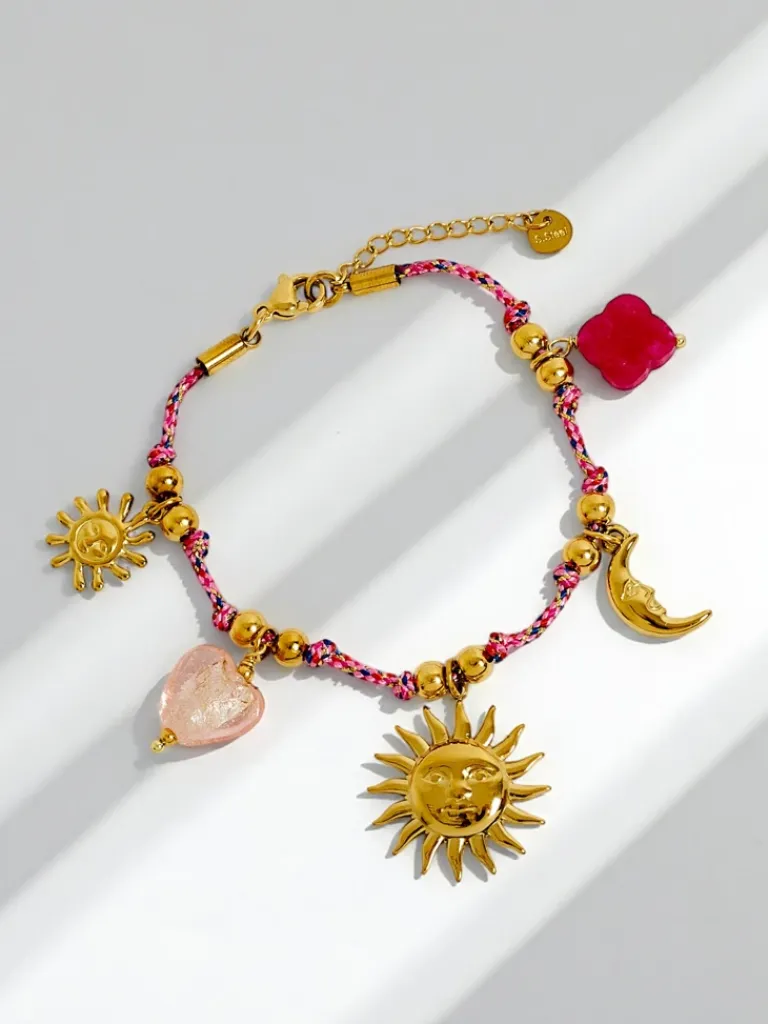 Best Bransoletka Solaria Lunae Aurelia –z charmsami słońce i księżyc Damskie Biżuteria