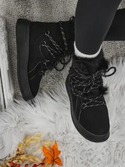 Sale Buty a'la śniegowce damskie Ravea Śniegowce|Botki Z Delikatnym Ociepleniem