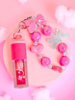 New Błyszczyk do ust dla dzieci z bransoletką Raspberry Usta