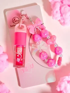 New Błyszczyk do ust dla dzieci z bransoletką Raspberry Usta