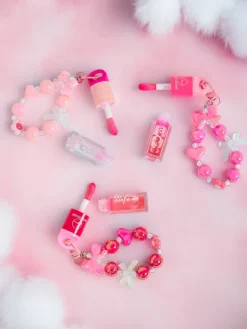 New Błyszczyk do ust dla dzieci z bransoletką Raspberry Usta