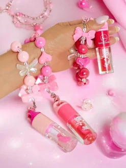 New Błyszczyk do ust dla dzieci z bransoletką Raspberry Usta