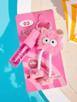 Discount Błyszczyk do ust dla dzieci z puszystym potworkiem Dark Pink Usta