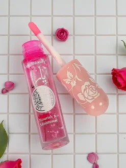 New Błyszczyk do ust z brokatem zmianiający kolor Rose Wood Usta