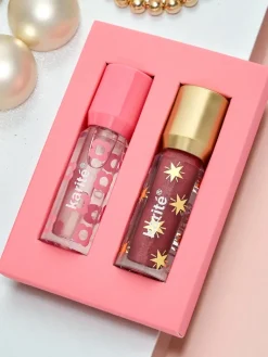 New Błyszczyk z brokatem i błyszczyk bezbarwny 2w1 Fiercely Red Usta