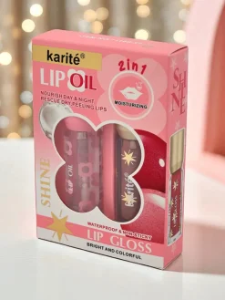 Clearance Błyszczyk z brokatem i błyszczyk bezbarwny 2w1 Bronse Usta