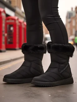 Hot Caliga Aeternum Śniegowce|Botki Z Delikatnym Ociepleniem