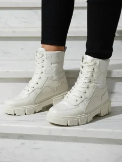 Discount Calista Obuwie Damskie Modne Płaskie Botki owe Workery|Botki Bez Ocieplenia