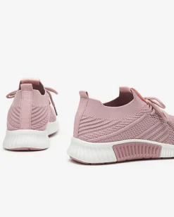 Online Ciemnoróżowe damskie buty sportowe Merisal - Obuwie Damskie Bieganie, Ćwiczenia I Trening