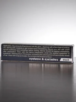 Sale Czarna henna do brwii i rzęs proszkowa Oczy|Twarz