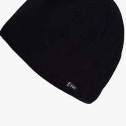 New Czarna męska ocieplana czapka - Akcesoria Czapki