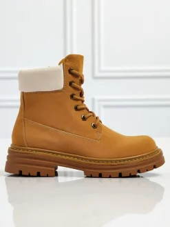 Clearance Damskie botki trapery Avienne Trapery|Botki Bez Ocieplenia