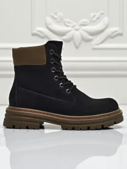 Online Damskie botki trapery Avienne Trapery|Botki Bez Ocieplenia