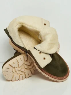 Sale Damskie botki trapery z kożuszkiem Tessara Trapery|Botki Z Delikatnym Ociepleniem