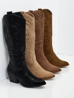 Online Damskie kozaki typu kowbojki Marivelle Kozaki Bez Ocieplenia|Kozaki Do Kolana