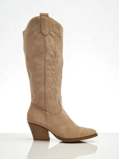 New Damskie kozaki typu kowbojki Marivelle Kozaki Na Obcasie|Kozaki Bez Ocieplenia