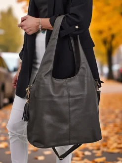 Duża torebka damska eko skórzana shopper Crystal Haven Damskie Torebki Shoppers