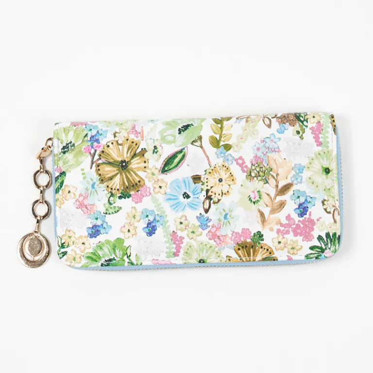Online Duży damski kwiecisty portfel - Akcesoria Damskie Portmonetki