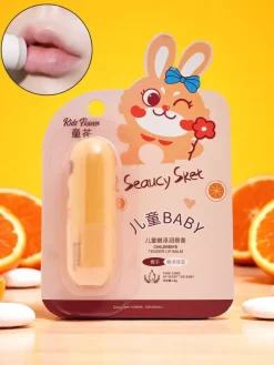 Best Dziecięcy balsam do ust - nawilża i regeneruje - pomarańczowy Usta