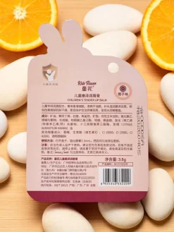 Best Dziecięcy balsam do ust - nawilża i regeneruje - pomarańczowy Usta