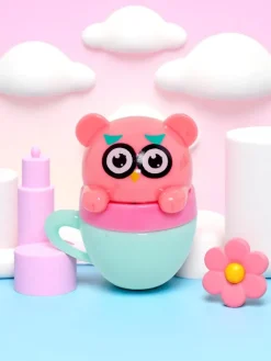 Discount Dziecięcy balsam do ust z misiem w kubeczku - nawilża i regeneruje Usta