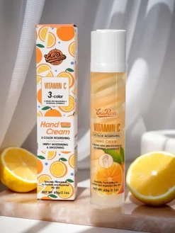 Clearance EraRose Aurelia - krem do rąk z witaminą C, 3-kolorowa pielęgnacja, 60g Dłonie