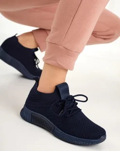 Best Granatowe damskie buty sportowe Merisal - Obuwie Damskie Bieganie, Ćwiczenia I Trening