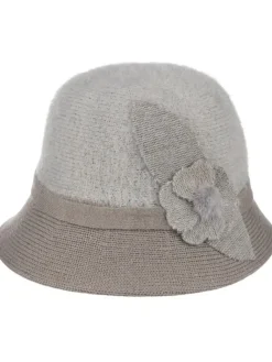 Kapelusz damski melonik z ozdobą Pearl Belle Damskie Czapki I Kapelusze