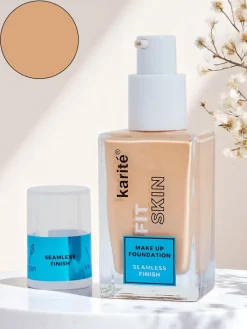Clearance Karite Podkład do twarzy naturalne wykończenie Vanilla Nude Twarz