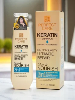 Clearance Keratinowy Szampon Anti-Dandruff Perseus Gloss Nourish 3w1 800ml Włosy