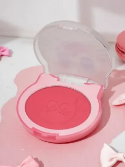Discount Kevin&Coco Cat Toast Blush Prasowany róż do policzków Truskawka Twarz