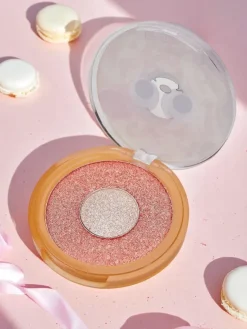 Clearance Kevin&Coco Donut Prasowany rozświetlacz do twarzy Red Donut Twarz