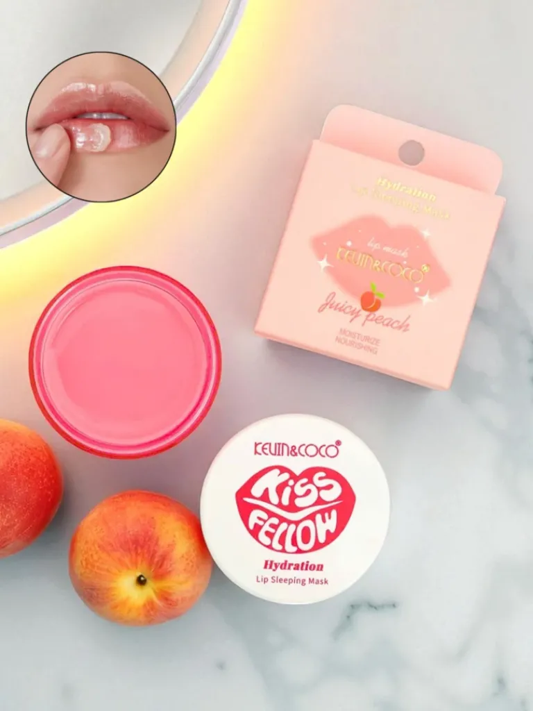 Online KissFellow Maseczka do ust nawilżająca Peach Twarz|Usta